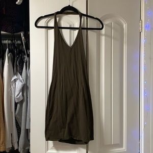 olive green dress